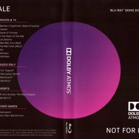 杜比全景声演示碟 第4版 2016 Dolby Atmos Blu-Ray Demo Disc Sep 2016《ISO 23G》